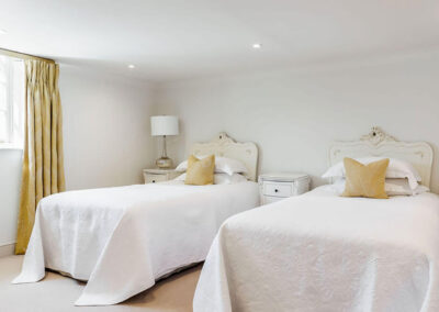 Photo of the Print Room bedroom at Pennsylvania Castle